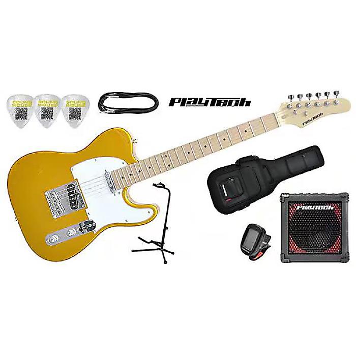楽天市場】PLAYTECH ( プレイテック ) / TL250ギター入門セットMaple