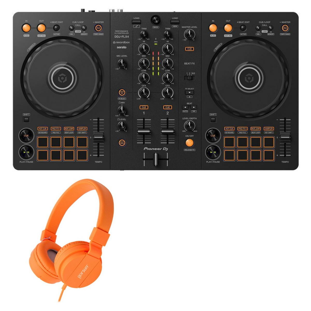 DDJ FLX 4 pioneer ヘッドフォンセット