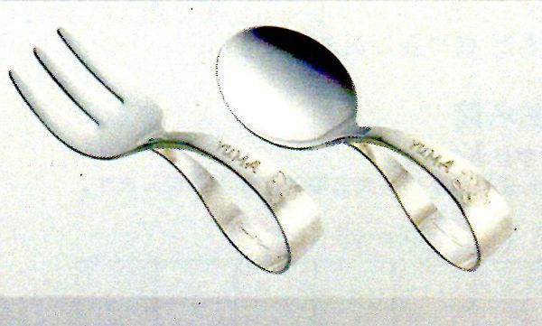 楽天市場】【廃番】刻印入りベビースプーン＆フォークセット