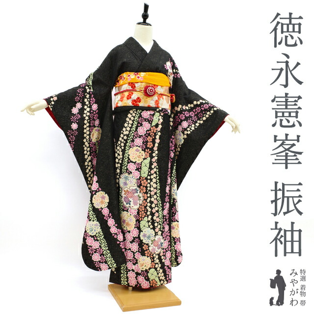 振袖 桐屋 翠山工房 臈纐纈師 豪華 金駒 絞り 紋意匠 身丈