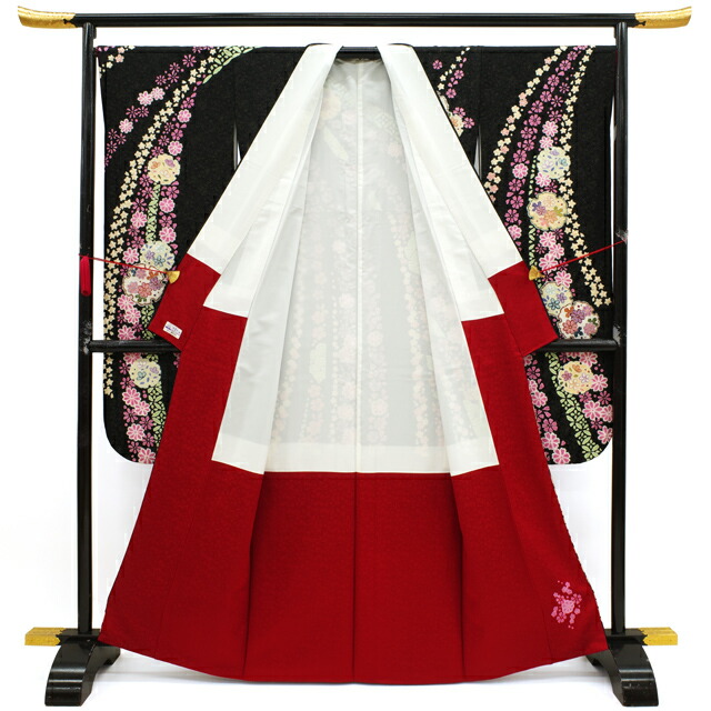 楽天市場】【中古】 振袖 リサイクル 着物 正絹 袷 桐屋 翠山工房 徳永