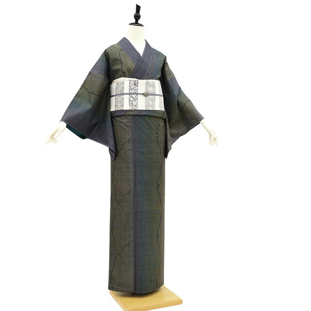 楽天市場】【新古品】 本場奄美大島紬 着物 大島紬 正絹 袷 泥染め 7