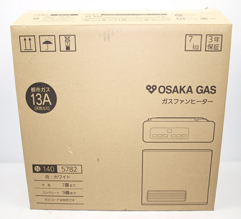 楽天市場】大阪ガス ガスファンヒーター N140-5782 ノーリツ品番 GFH