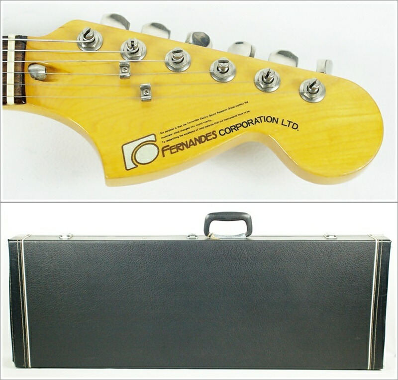 石ロゴ FERNANDES ディマジオ搭載 エレキギター 試奏動画あり