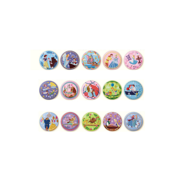 楽天市場】【送料無料】ディズニーDisney Characters刺繍缶バッジ