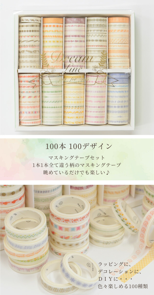 楽天市場】（完売しました） 宅配送料無料 箱入り マスキングテープ