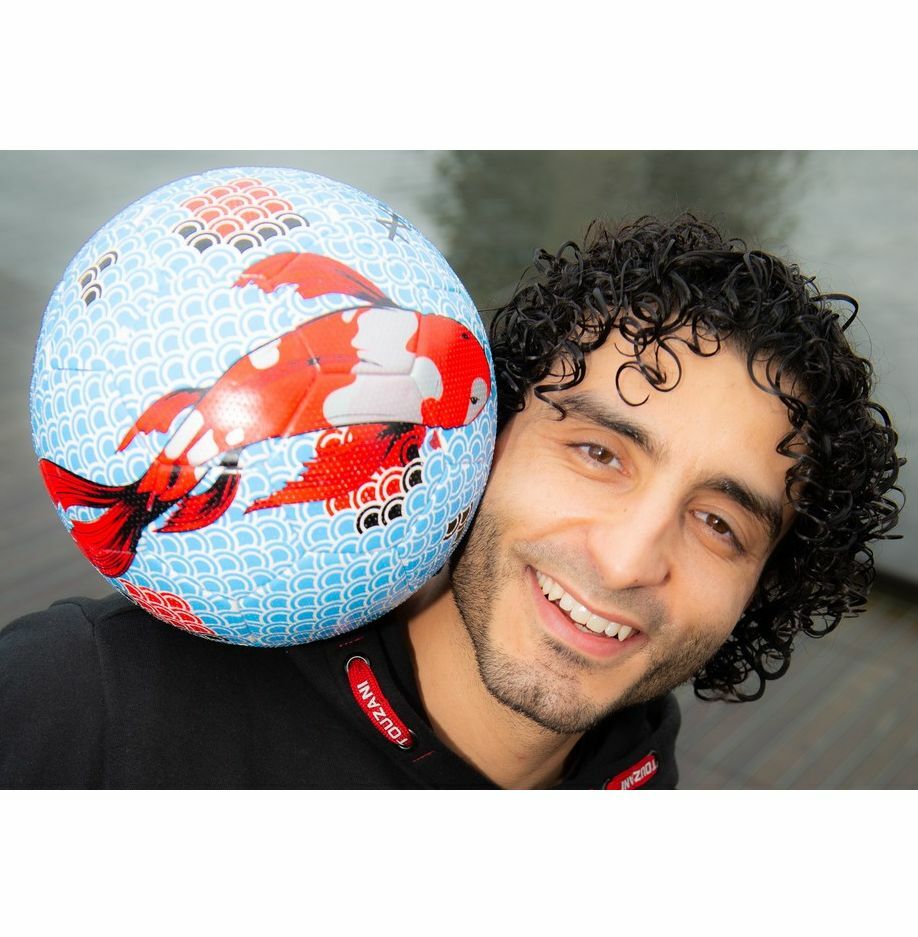 楽天市場】フリースタイルサッカーボール TOUZANI KOI BALL BLUE