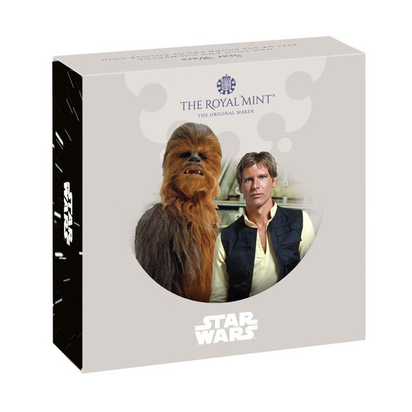 英国2024年スターウォーズ ハン・ソロ＆チューバッカ2ポンドプルーフ