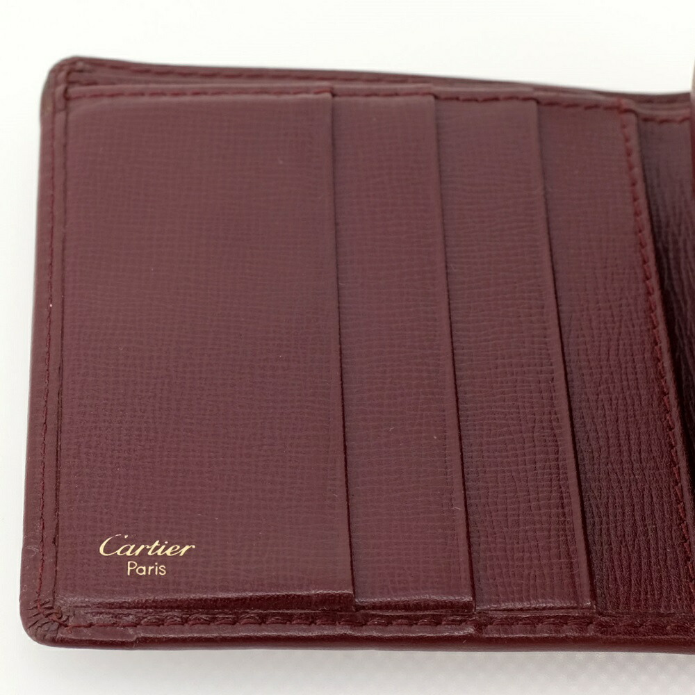 楽天市場】Cartier カルティエ マストライン 二つ折り財布（小銭入れ