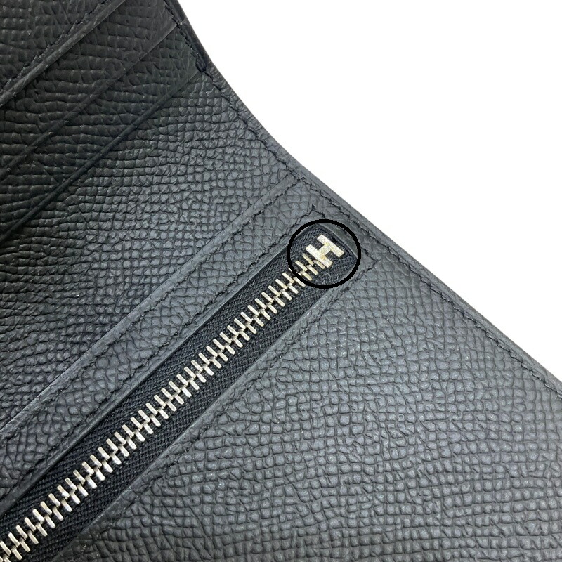 HERMÈS べアンコンパクト B刻 ブラック シルバー金具 【公式通販】