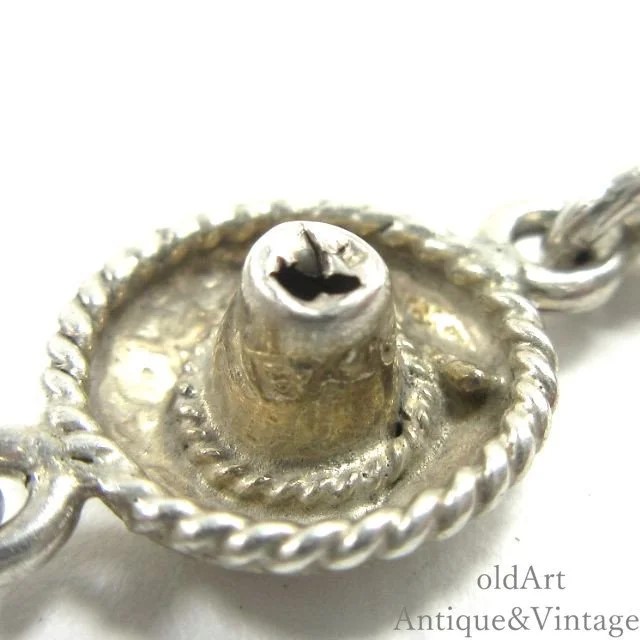 ママ様 ヴィンテージ メキシカンハット シルバー 925 ソンブレロハット