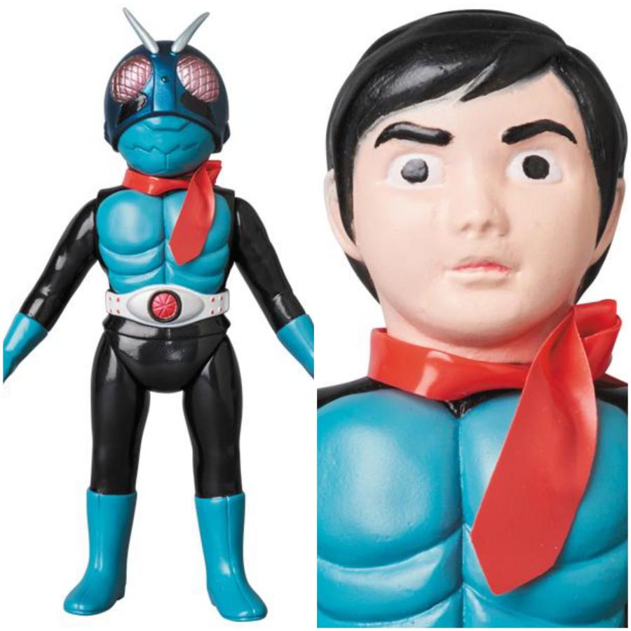 ☆メディコム 東映レトロソフビ 仮面ライダー旧1号（DX版）未開封