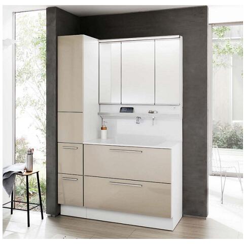 楽天市場】☆洗面化粧台 洗面台 オクターブ Octave スウィング3面鏡