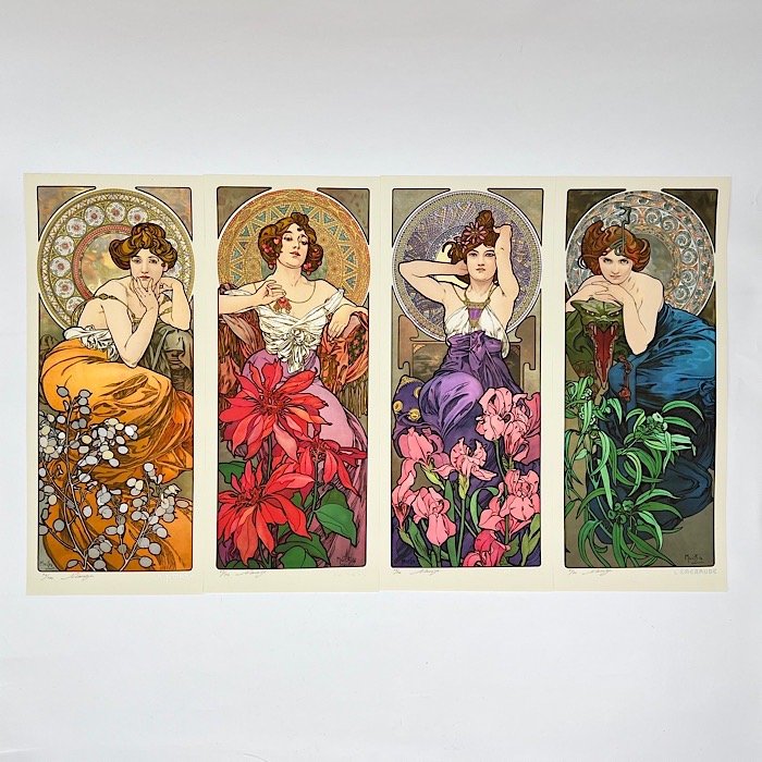 楽天市場】アルフォンス・ミュシャ 四つの宝石 ルビー アメジスト