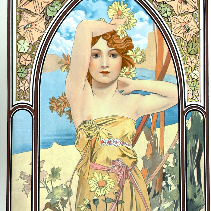 楽天市場】アルフォンス・ミュシャ 四つの時の流れ 朝の目覚め 昼の