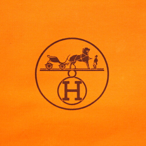 楽天市場】エルメス HERMES 保存袋 巾着 ショッパー コットン オレンジ