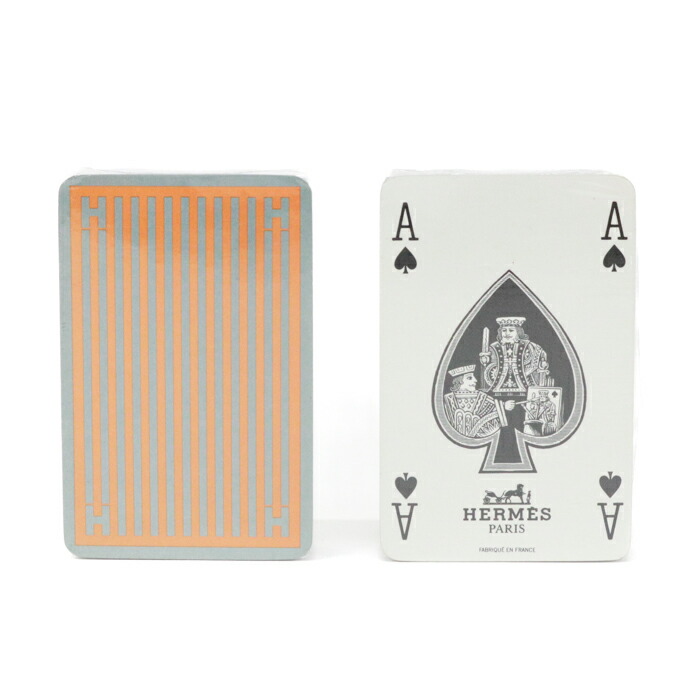 楽天市場】【Nランク】 エルメス HERMES トランプ 2個セット ペーパー