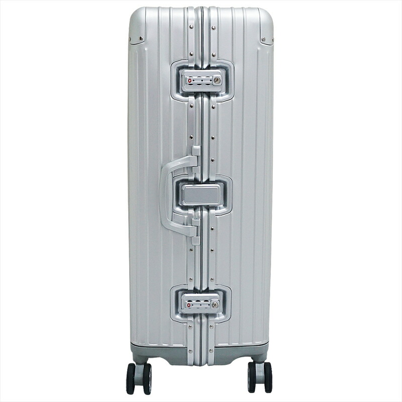 楽天市場】アルミニウム製スーツケース 色シルバー/ブラック Lサイズ