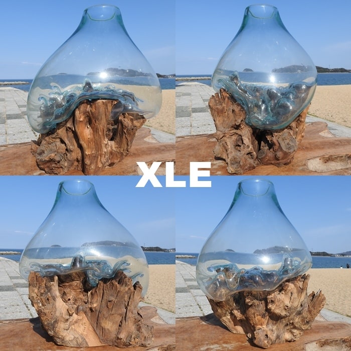 楽天市場】選べる 流木ガラス オブジェ 超特大 めっちゃ大きい XL