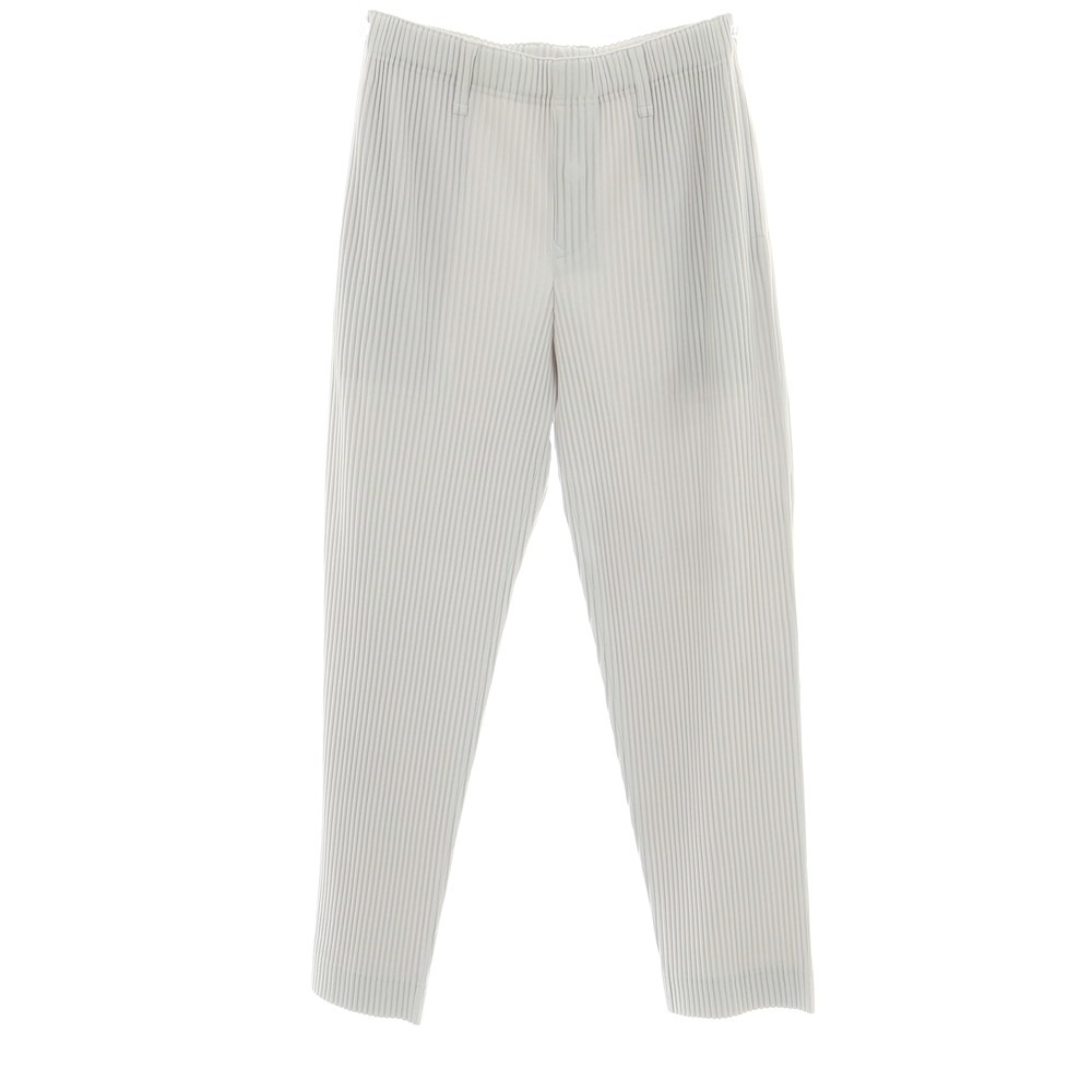 極美品✨HOMME PLISSE 総柄 プリーツ サルエルパンツ グレー ISSEY