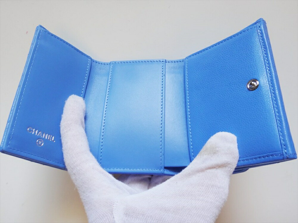 楽天市場】新品 CHANEL シャネル 三つ折り シャネル財布 キャビア