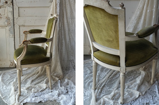 楽天市場】フランス アンティーク ルイ16世様式 アーム付きサロン