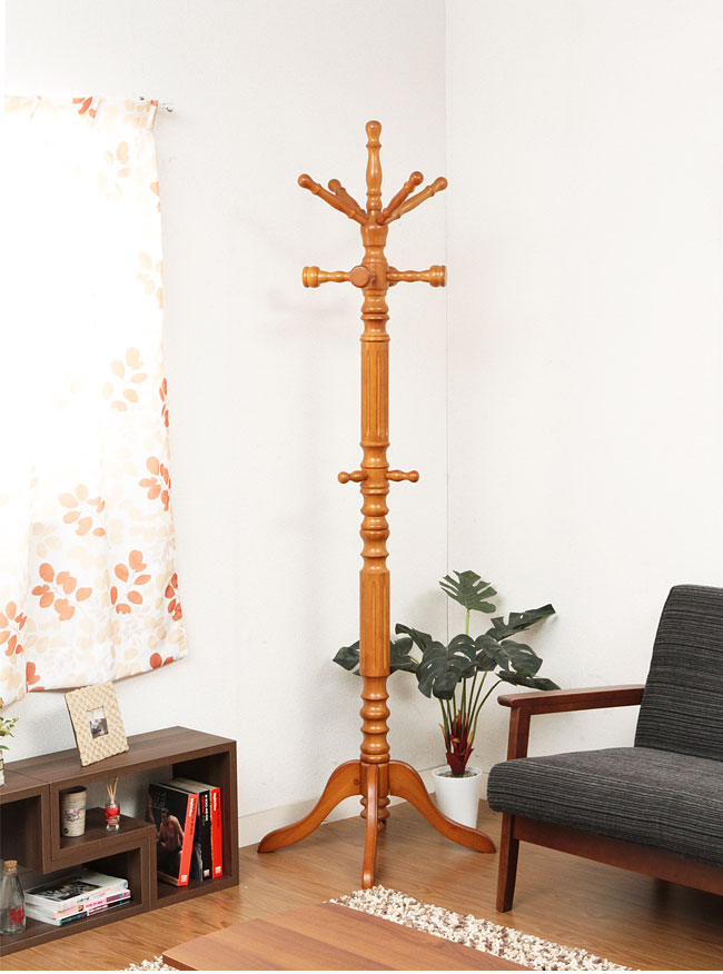 楽天市場】ポールハンガー 極太 ハンガーラック ハンガーポール コート