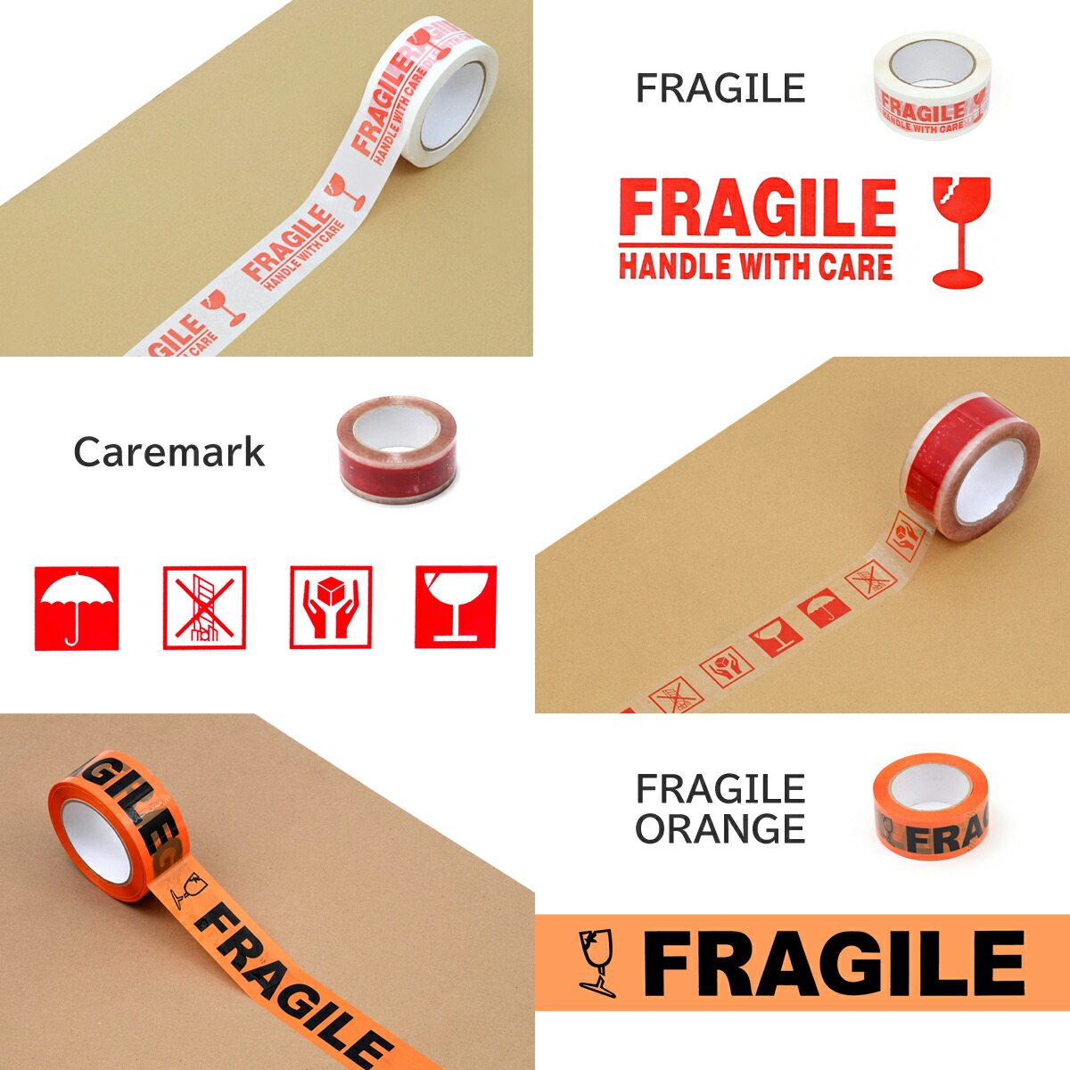 楽天市場】【お得な36巻セット】梱包用OPPテープ 48mm×100m巻 全2種