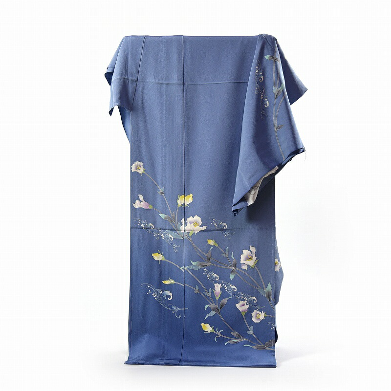 本加賀友禅(袷)(訪問着橋本静華 作未使用しつけ糸付き)