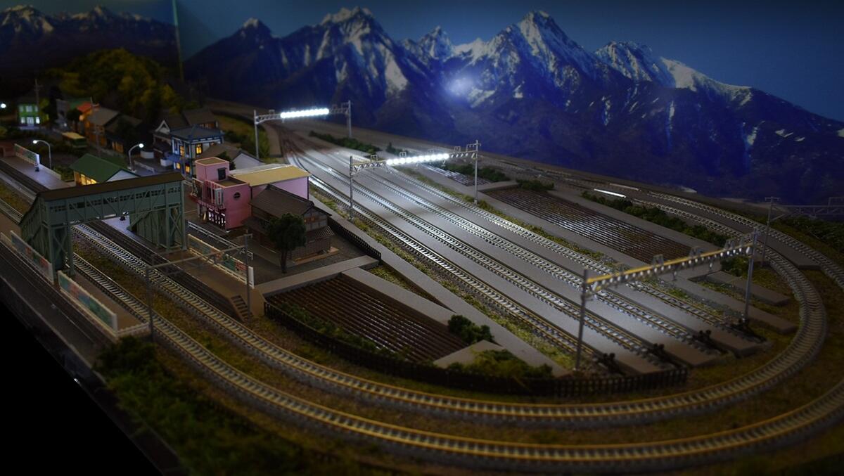 楽天市場】「送料無料」鉄道模型ジオラマレイアウトNゲージ用 複線