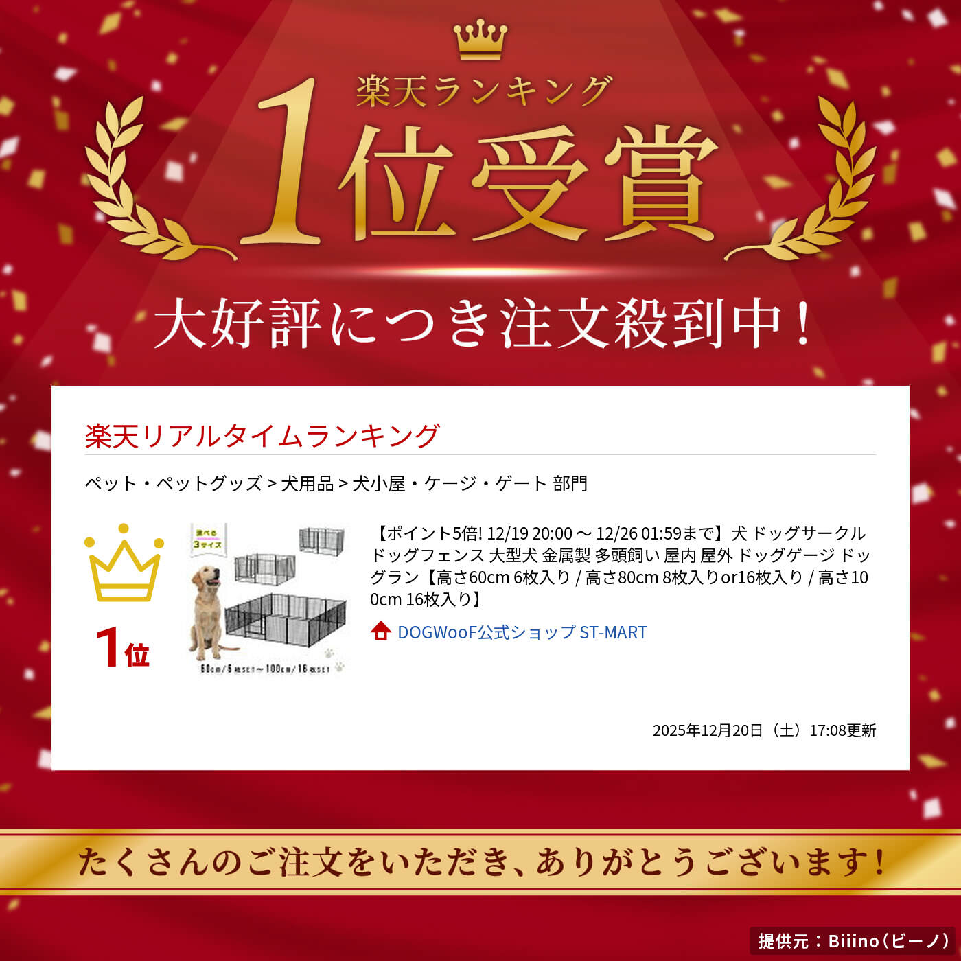 楽天市場】犬 ドッグサークル ドッグフェンス 大型犬 金属製 多頭飼い