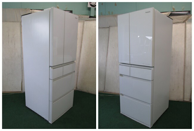 Panasonic NR-SPF455X-N 大型冷蔵庫 ガラス 両開き B67 Panasonic NR