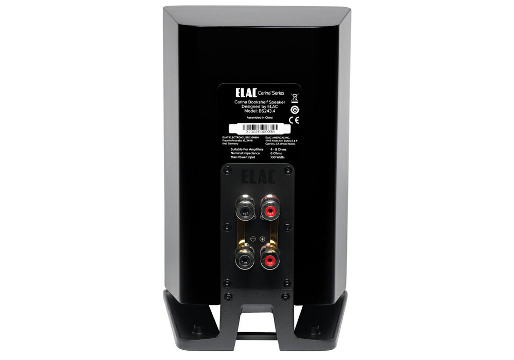 楽天市場】ELAC - CARINA BS243.4/サテンブラック（ペア）ブック