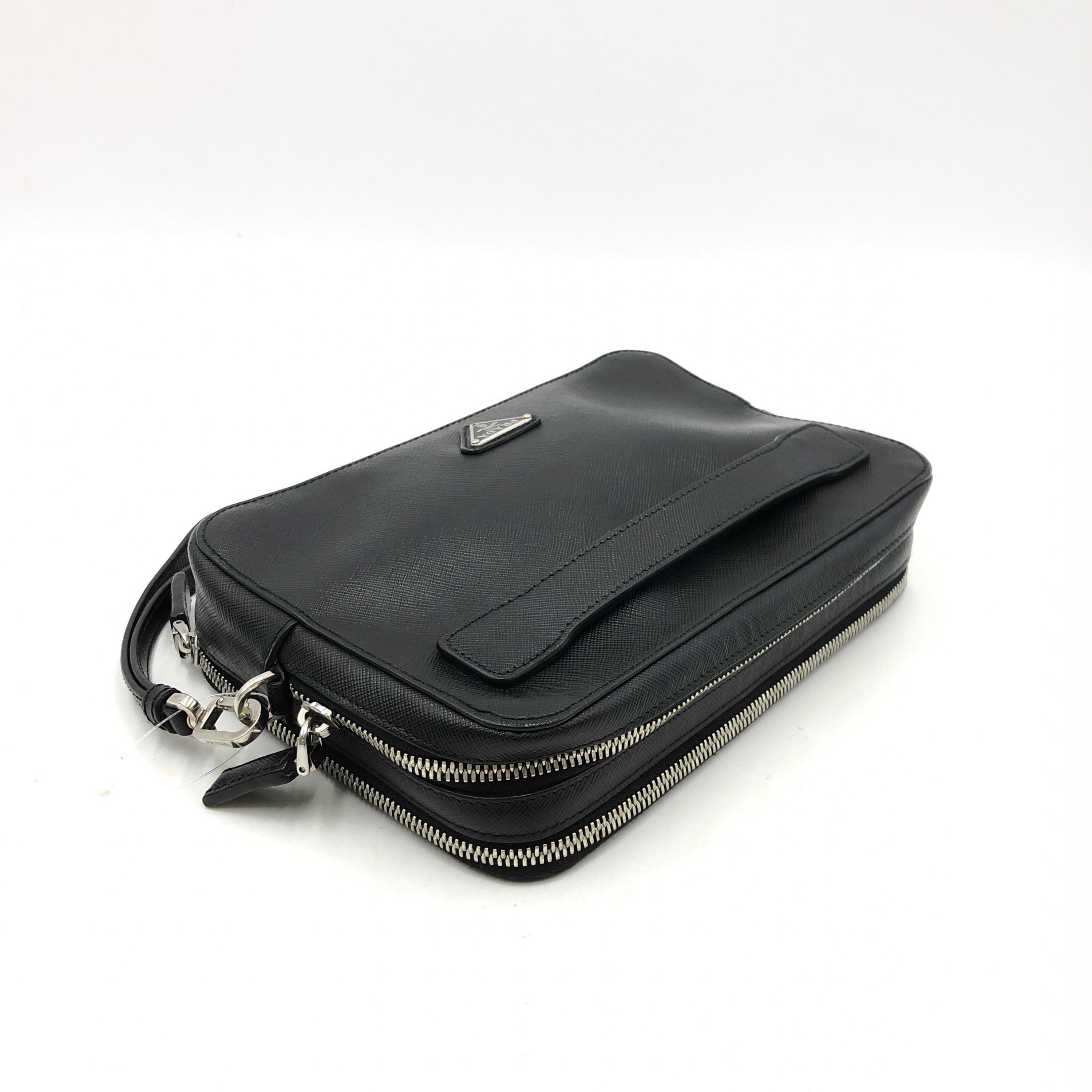 購入 【美品】プラダ PRADA クラッチバッグ セカンドバッグ ナイロン