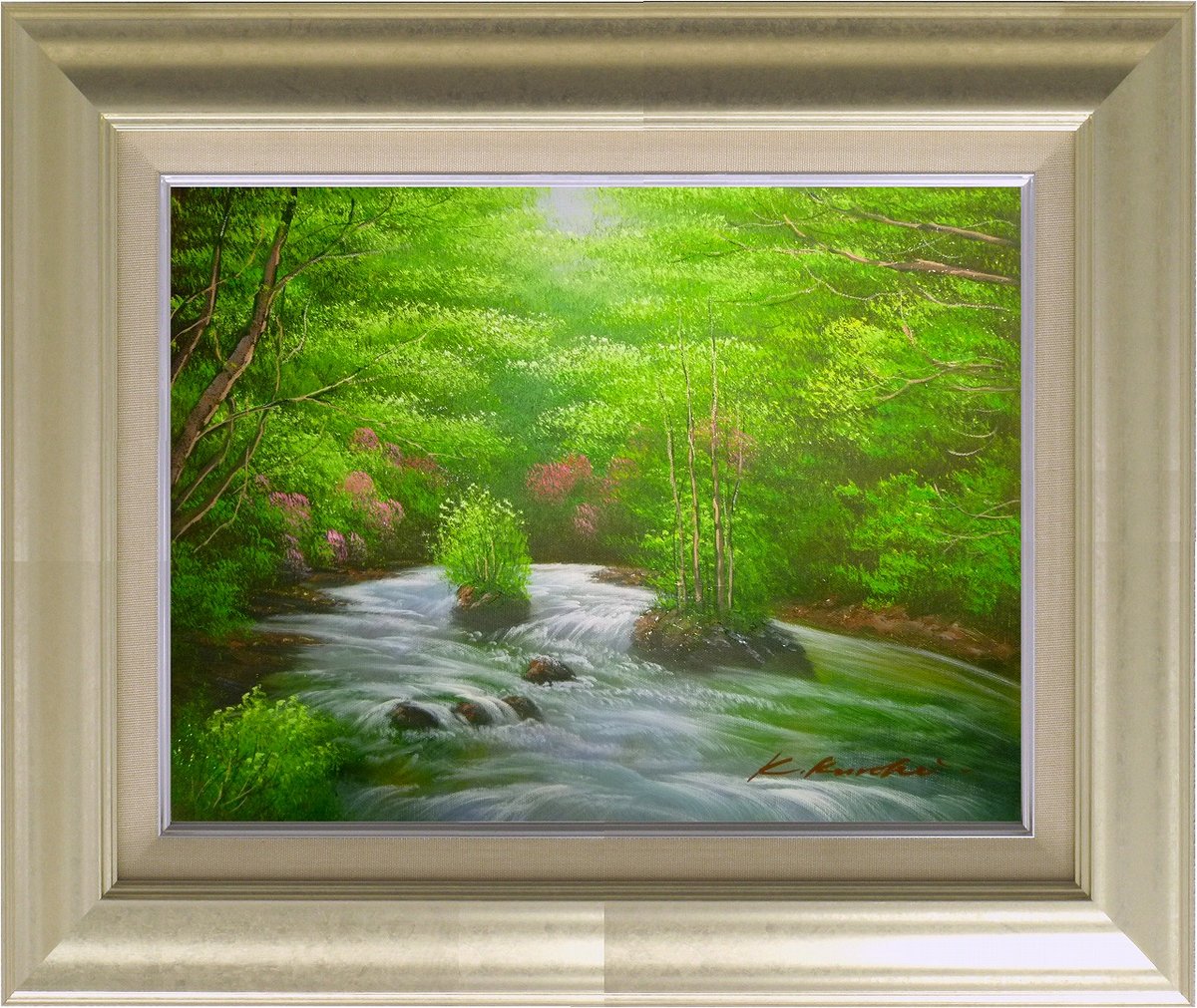 Forest princess 油絵 絵画 原画 手描き 油彩画