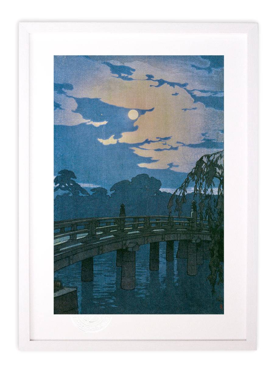 新品 ガラス壁掛け アートパネル ポスター アートフレーム 自然風景 橋