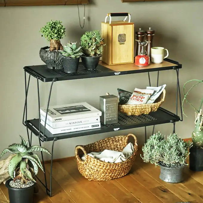 楽天市場】アウトドアテーブル キャンプテーブル アウトドアラック