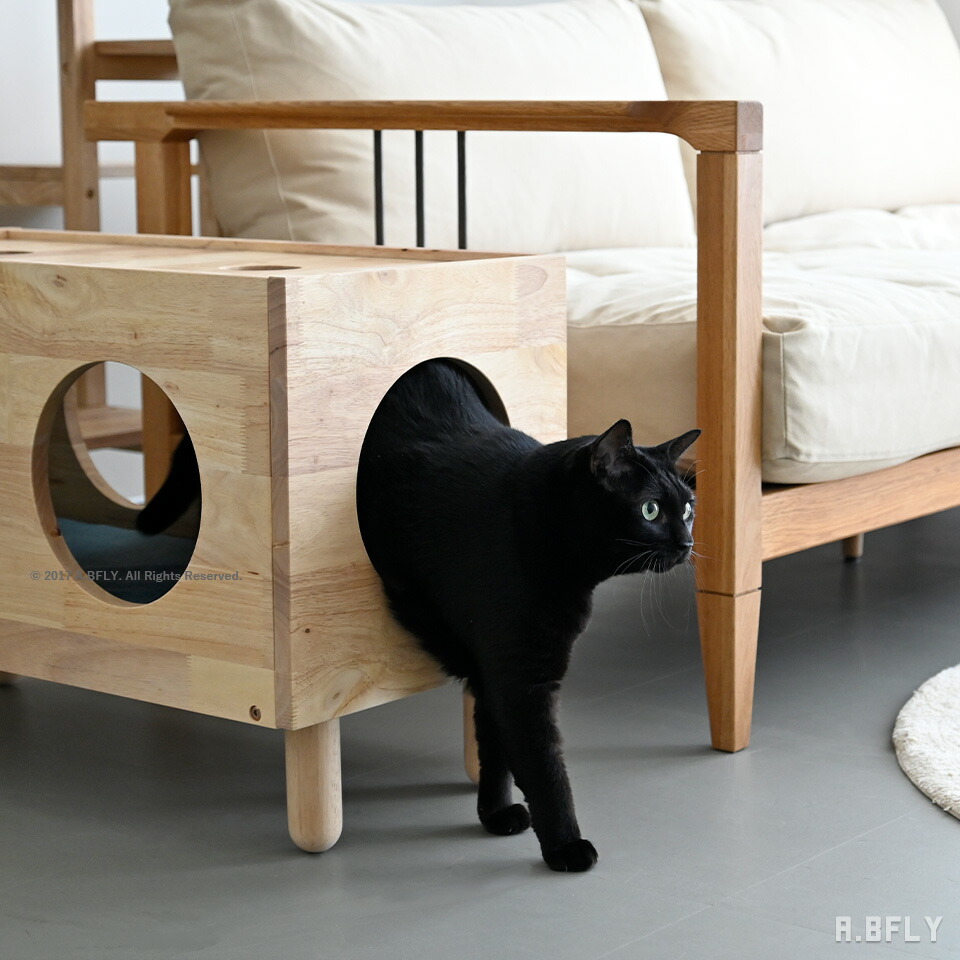楽天市場】キャットハウス サイドテーブル ミニテーブル ペット 家