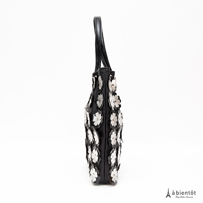 楽天市場】【送料無料】【abientot select】花モチーフトートバッグ