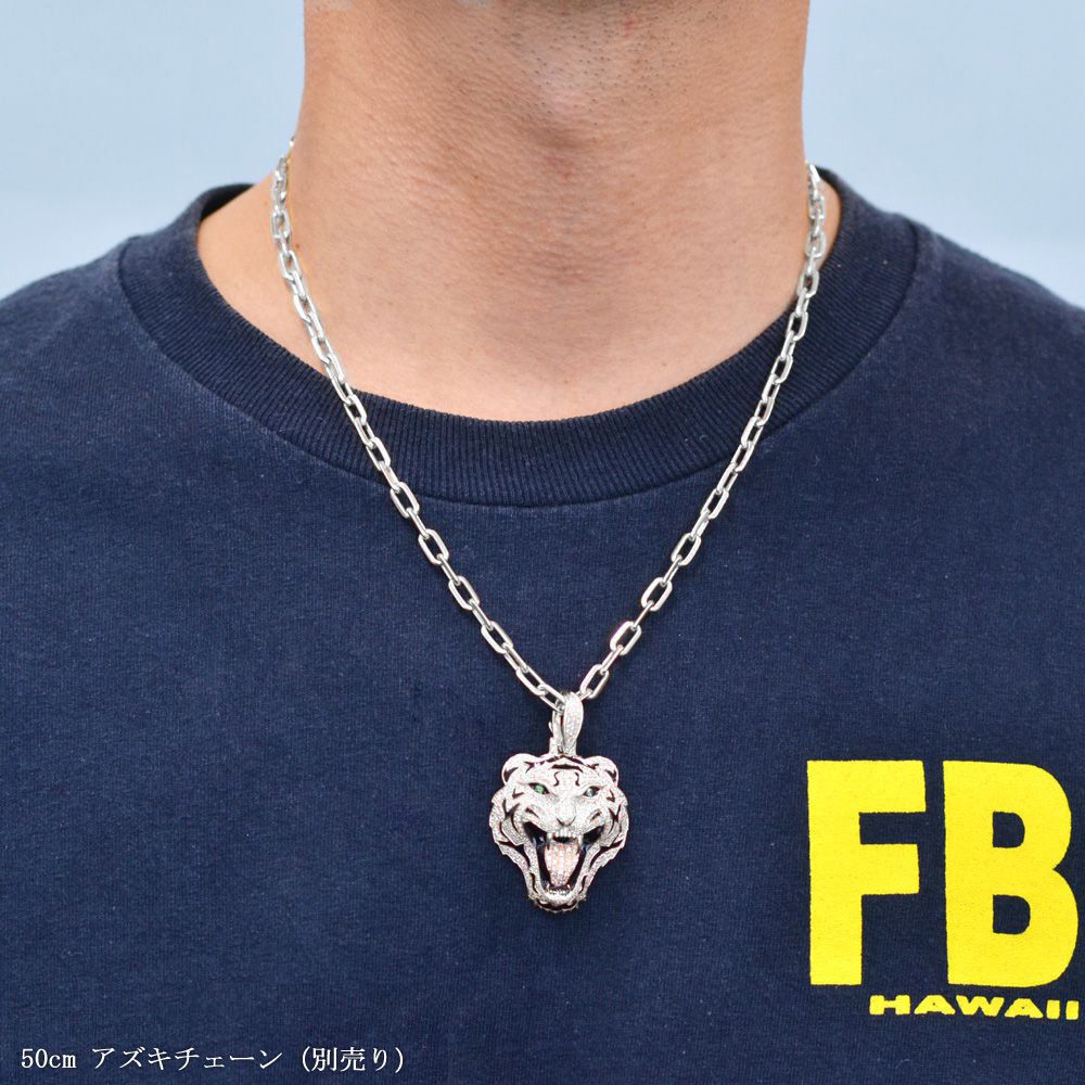 楽天市場】ペンダントトップ メンズ K18 18KWG 18金 ホワイトゴールド