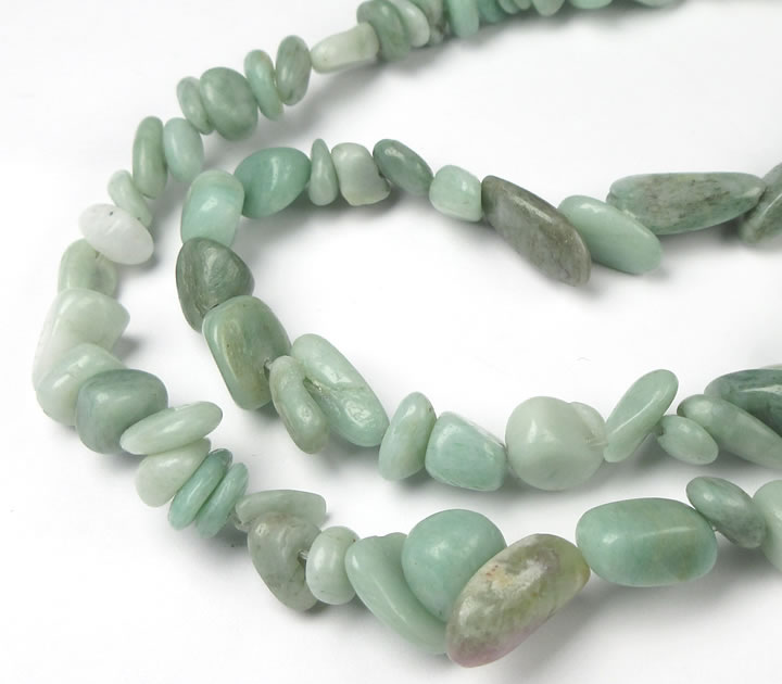 楽天市場】アゾゼオ ブルーグリーンアゼツライト さざれ ネックレス