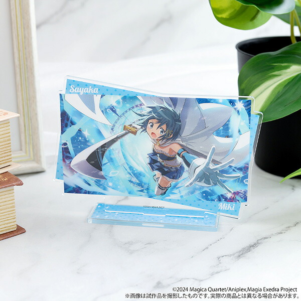 魔法少女 まどか マギカ アクリルスタンド 雪の結晶デザイン さやか