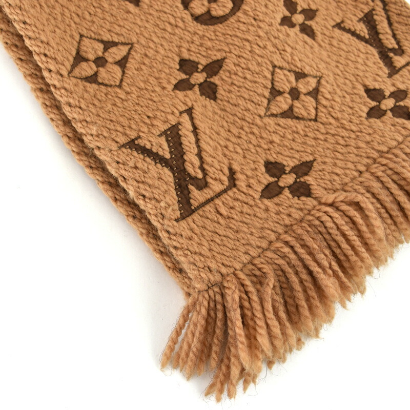 楽天市場】ルイヴィトン マフラー エシャルプ・ロゴマニア キャメル