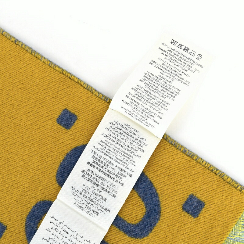 楽天市場】グッチ マフラー レディース GGジャガードウールシルク