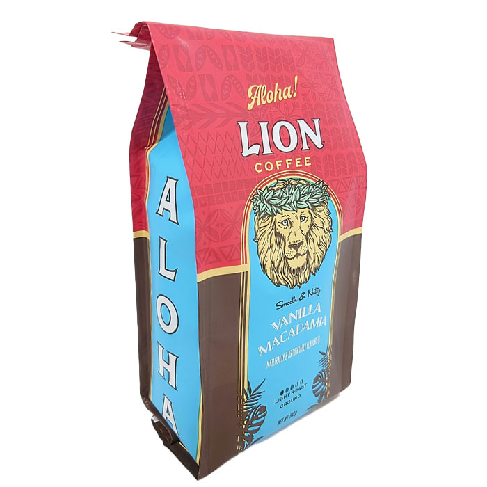 楽天市場】ライオンコーヒー バニラマカダミア 140g 粉 ハワイ