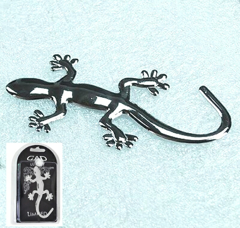 楽天市場】トカゲ デカール ステッカー シルバー 車用 外装 シール