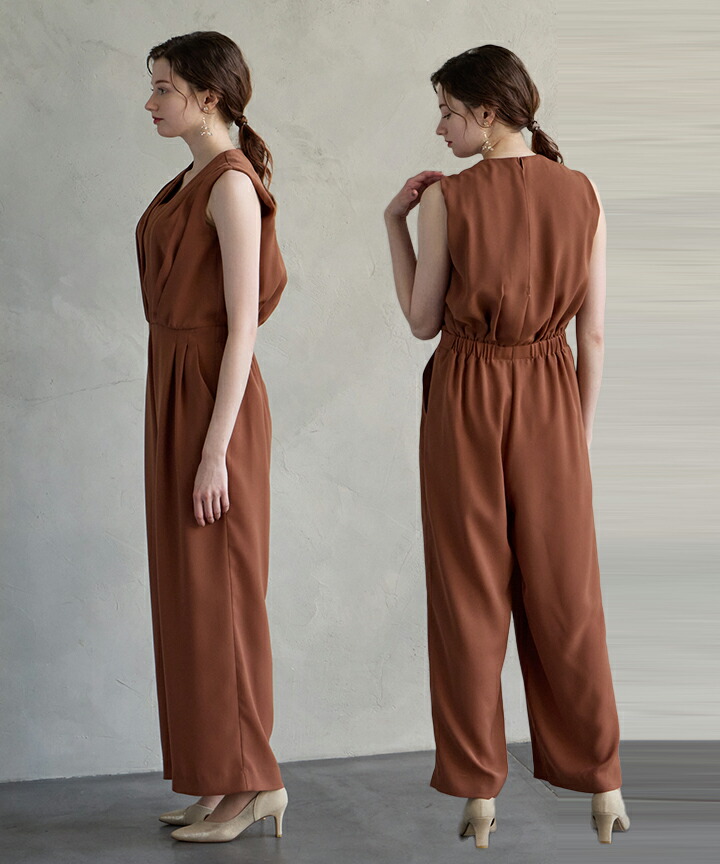 楽天市場】ストレートパンツオールインワン【エメ パーティードレス