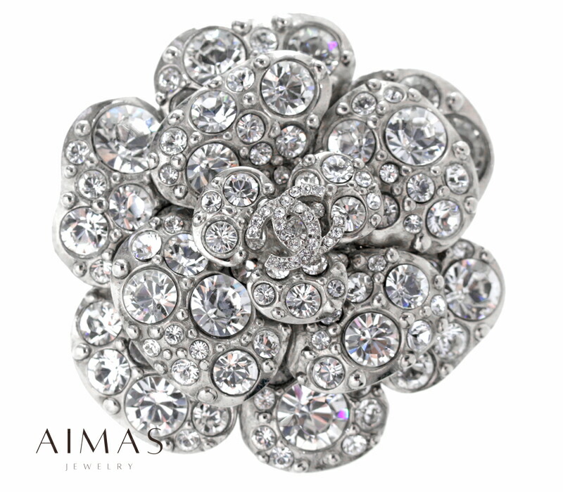 シャネル ココマーク カメリア 14K コサージュ