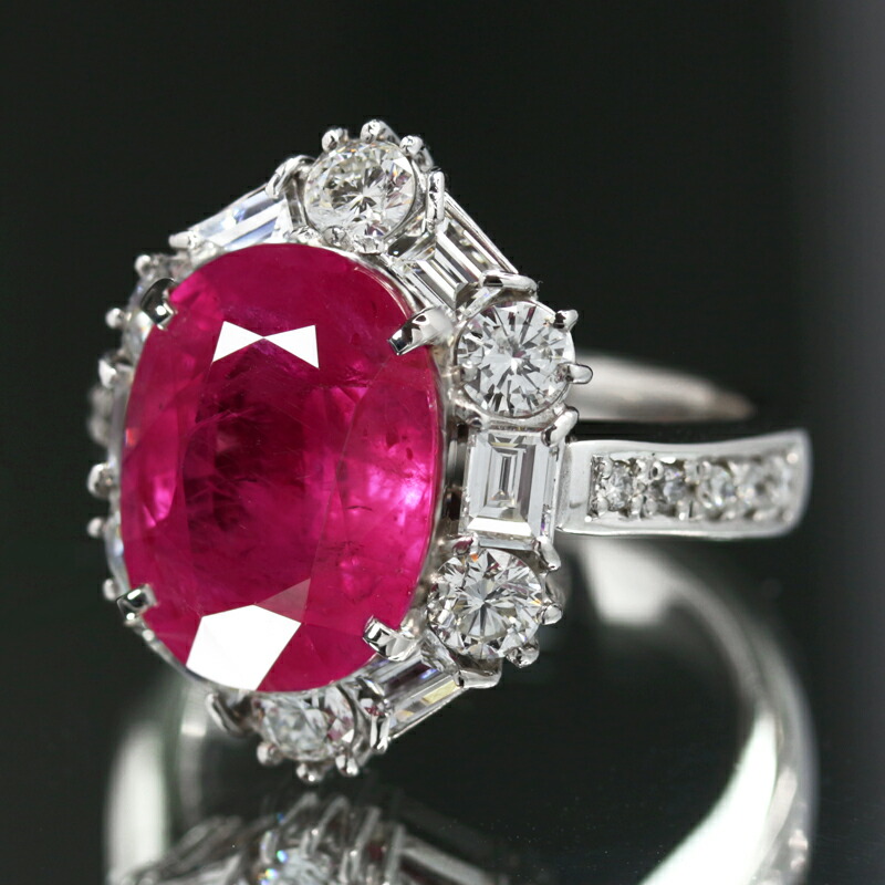 ルビー ビルマ産の極上ルビーリング ⭐明日までの特別価格に