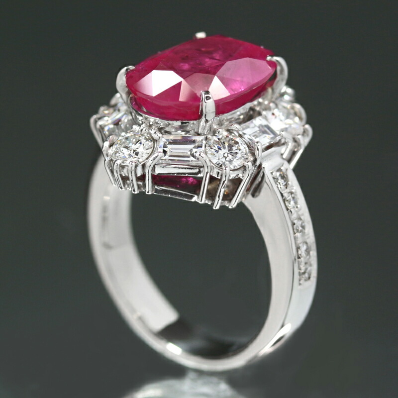 ルビー ビルマ産の極上ルビーリング ⭐明日までの特別価格にお値下げ